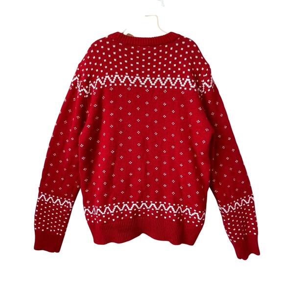 Elf The Movie SANTA I KNOW HIM Ugly Christmas Sweater Kid's Size M (10-12) - Picture 2 of 4